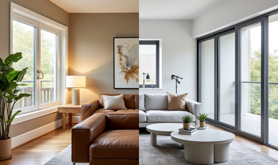 Comparatif fenêtres coulissantes PVC vs aluminium : conseils pour optimiser l’espace