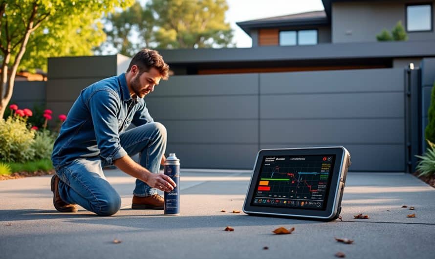 Entretien d’un portail automatique : lubrification, vérification des capteurs et diagnostics DIY