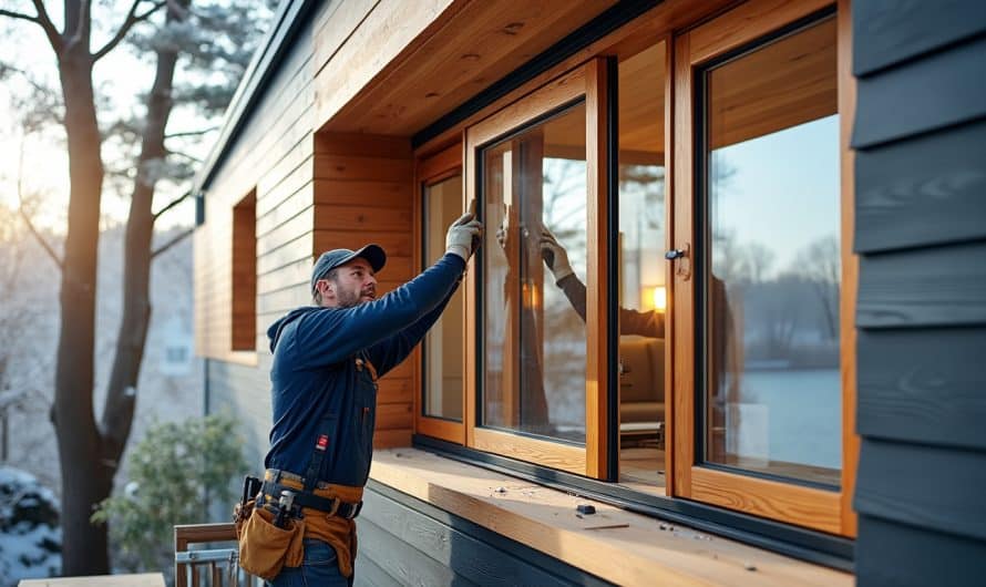 Installer des fenêtres en aluminium bois sur une façade exposée nord : guide d’étanchéité et isolation