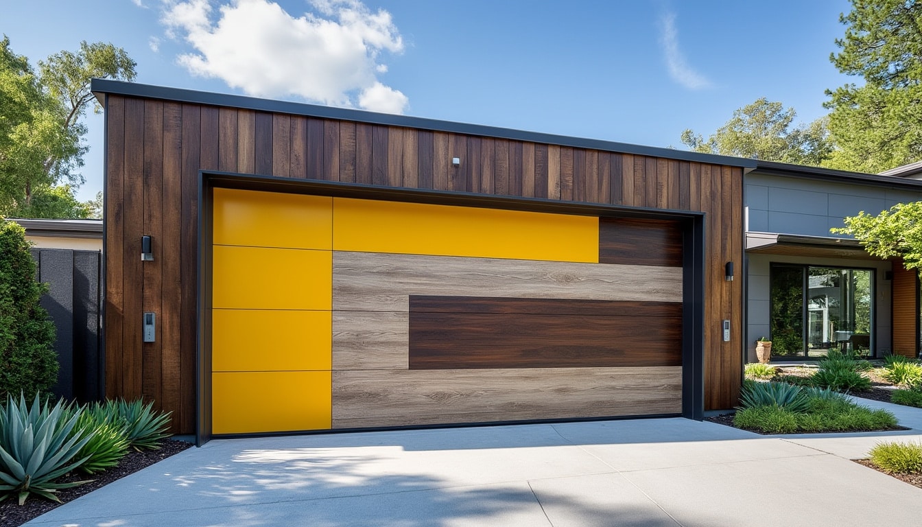 d&eacute;couvrez comment personnaliser votre porte de garage en bois composite avec des finitions &eacute;l&eacute;gantes, des panneaux vari&eacute;s et un large choix de coloris. transformez l'esth&eacute;tique de votre maison tout en profitant des avantages du bois composite.