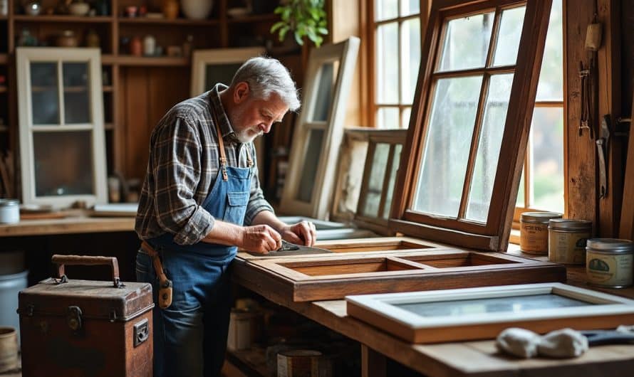 Rénovation de fenêtres anciennes en bois : techniques de restauration et aides financières