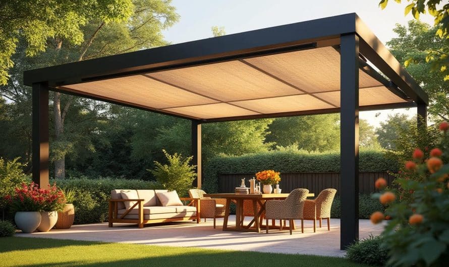 Aménager une pergola filtre-UV : choix des toiles techniques et impact sur la température