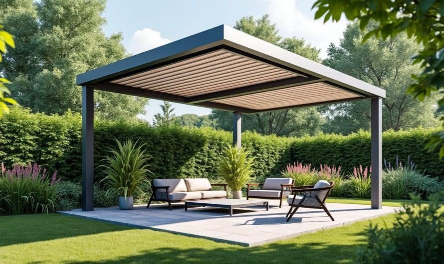 Guide d’achat d’une pergola bioclimatique en aluminium : lames orientables et options motorisées