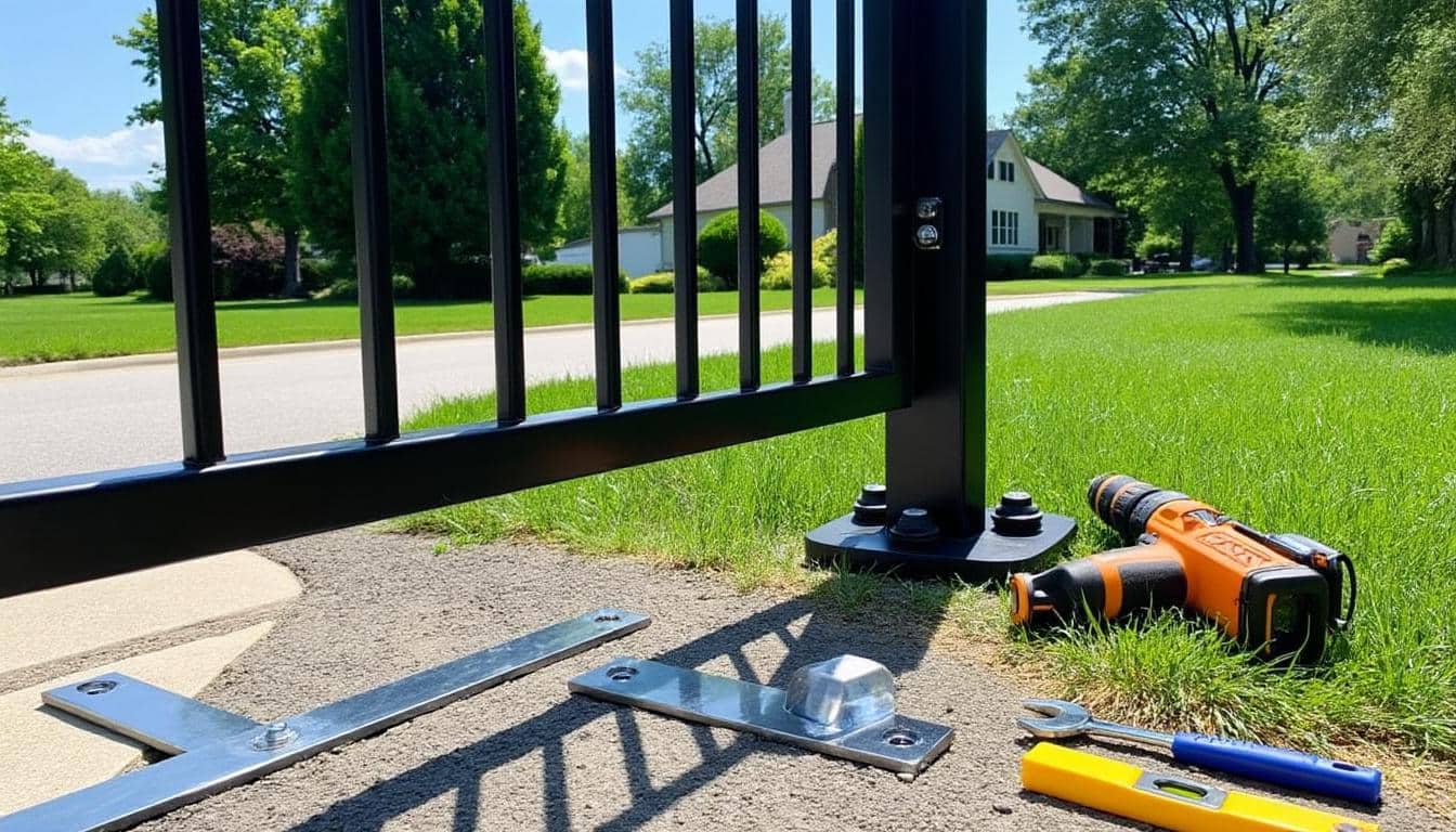 découvrez comment poser un portail sans dalle béton grâce à notre guide complet. apprenez les techniques d'ancrage par platines et l'utilisation de pieds réglables pour une installation simple et efficace. transformez votre jardin avec un portail parfaitement stable et esthétiquement plaisant.