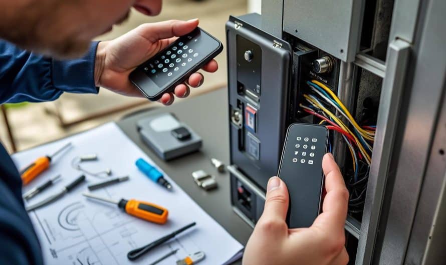 Installer un portillon adjacent avec serrure connectée : tutoriel de câblage et cryptage