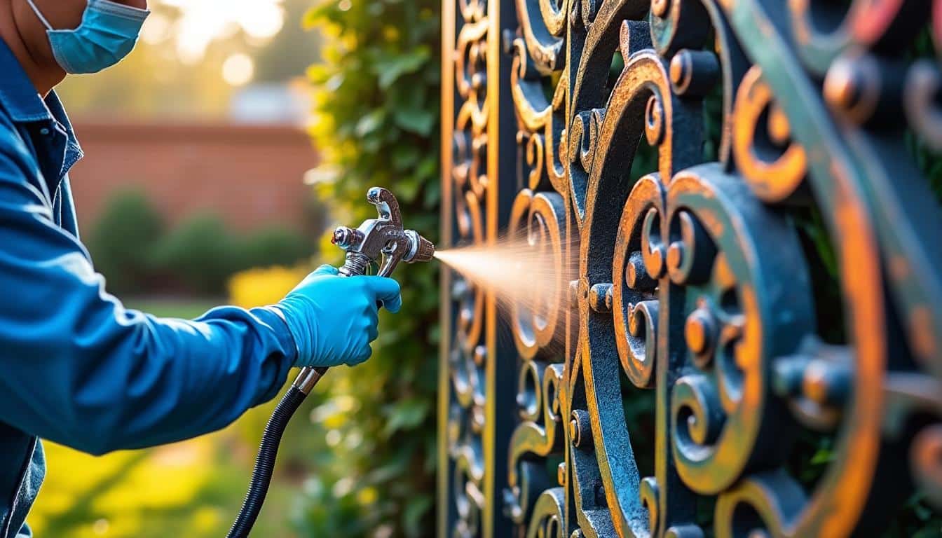 d&eacute;couvrez notre guide complet sur la peinture r&eacute;sistante pour portails m&eacute;talliques. apprenez &agrave; choisir le primaire ad&eacute;quat, explorez une gamme de couleurs tendance et optez pour des finitions anti-uv pour prot&eacute;ger et embellir votre portail durablement.