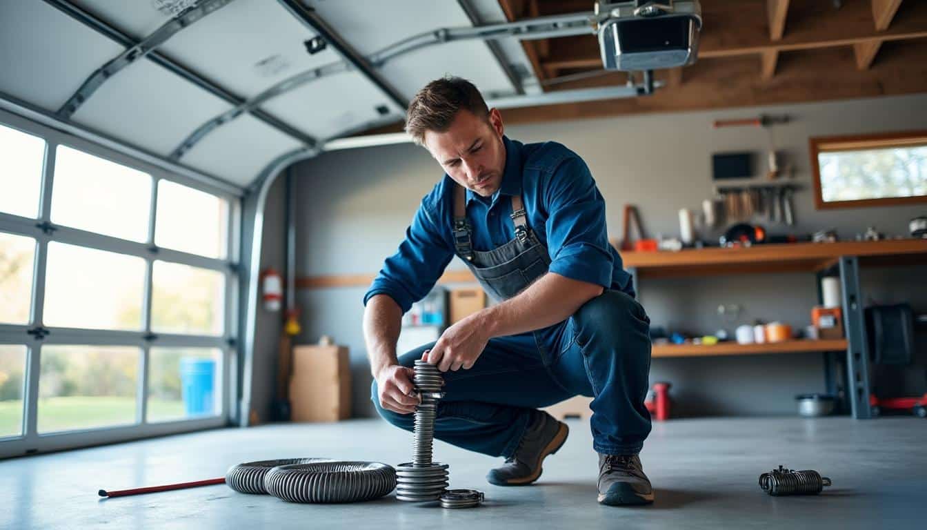 d&eacute;couvrez comment assurer la long&eacute;vit&eacute; et la s&eacute;curit&eacute; de votre porte de garage gr&acirc;ce &agrave; un entretien pr&eacute;ventif : conseils sur le r&eacute;glage des ressorts et la v&eacute;rification des rails pour &eacute;viter les pannes.