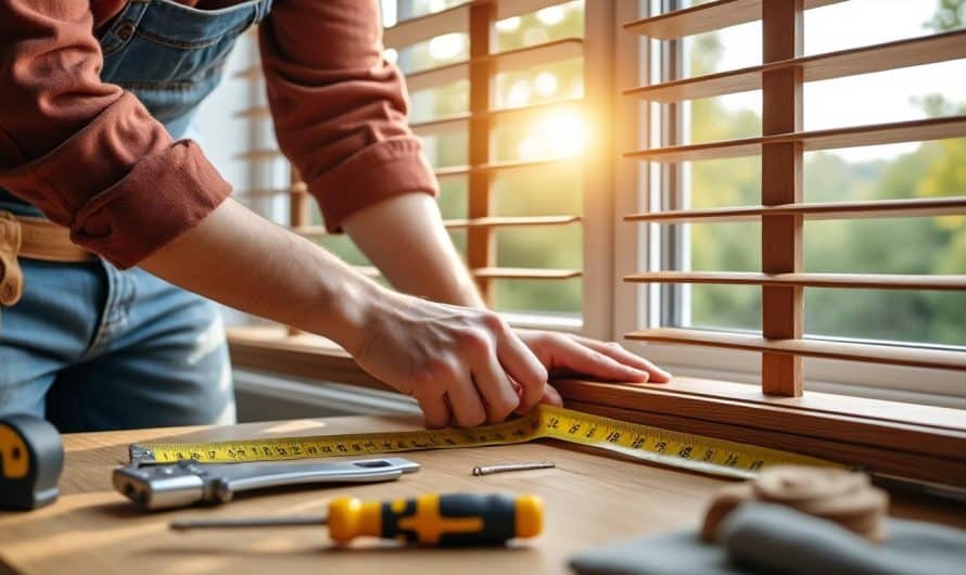 Installer un store vénitien bois intérieur : dimensions sur mesure et astuces de fixation