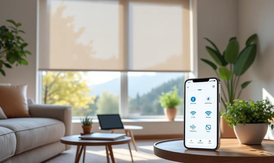 Piloter un store connecté via application : compatibilité Zigbee, Z-Wave et Wi-Fi