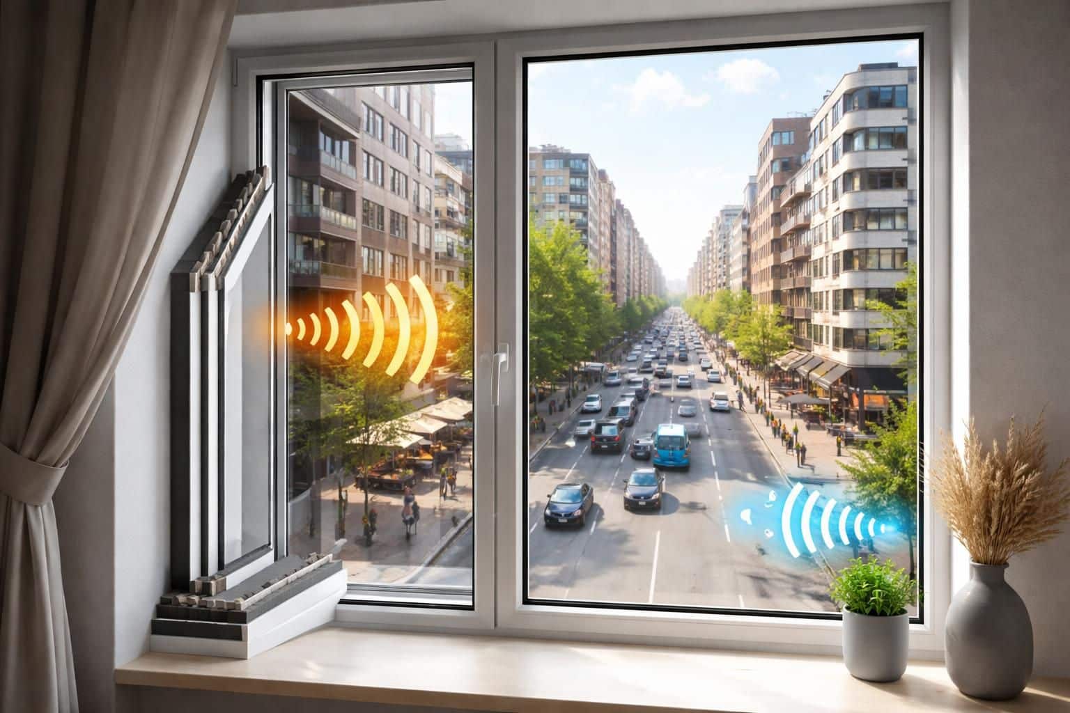 d&eacute;couvrez comment choisir des fen&ecirc;tres adapt&eacute;es pour r&eacute;duire le bruit ext&eacute;rieur en milieu urbain et am&eacute;liorer votre confort au quotidien.