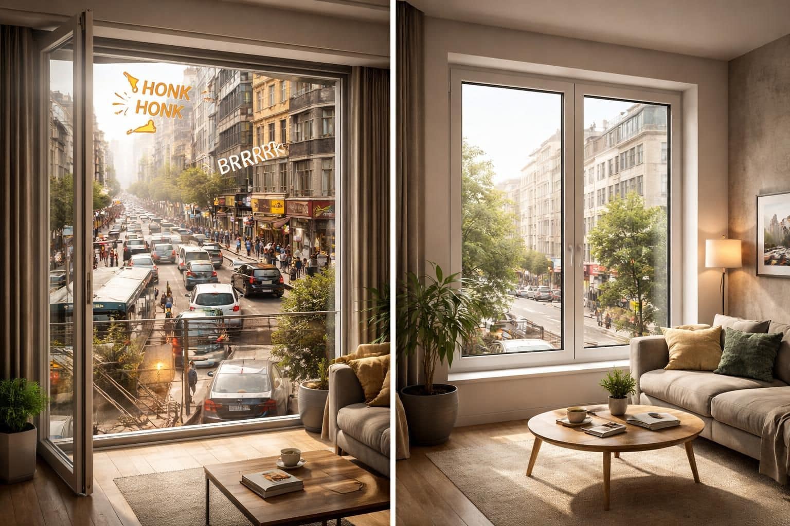 découvrez comment choisir des fenêtres efficaces pour réduire le bruit extérieur en milieu urbain et améliorer votre confort au quotidien.