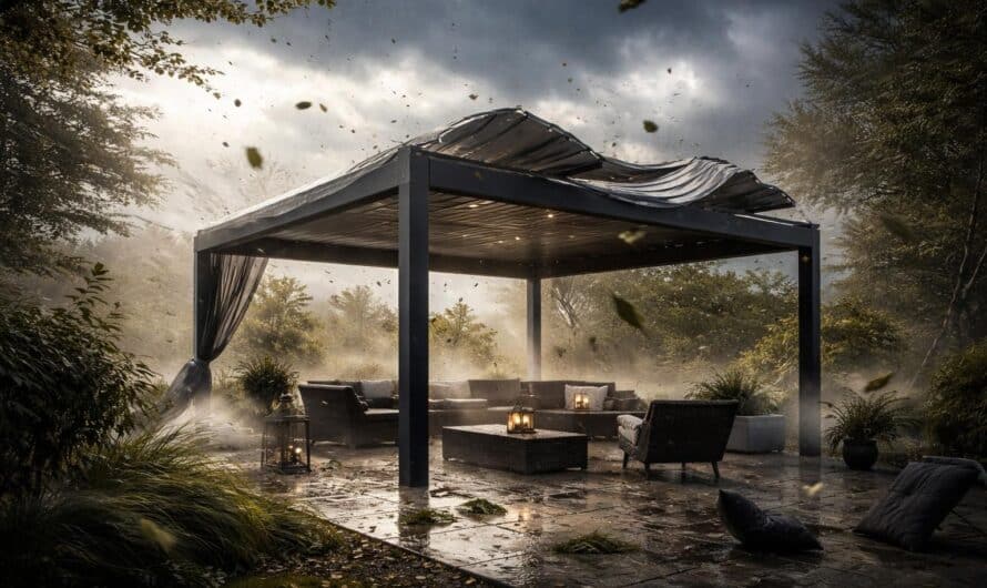 Pergola et vent : ce que les tests en showroom ne montrent pas