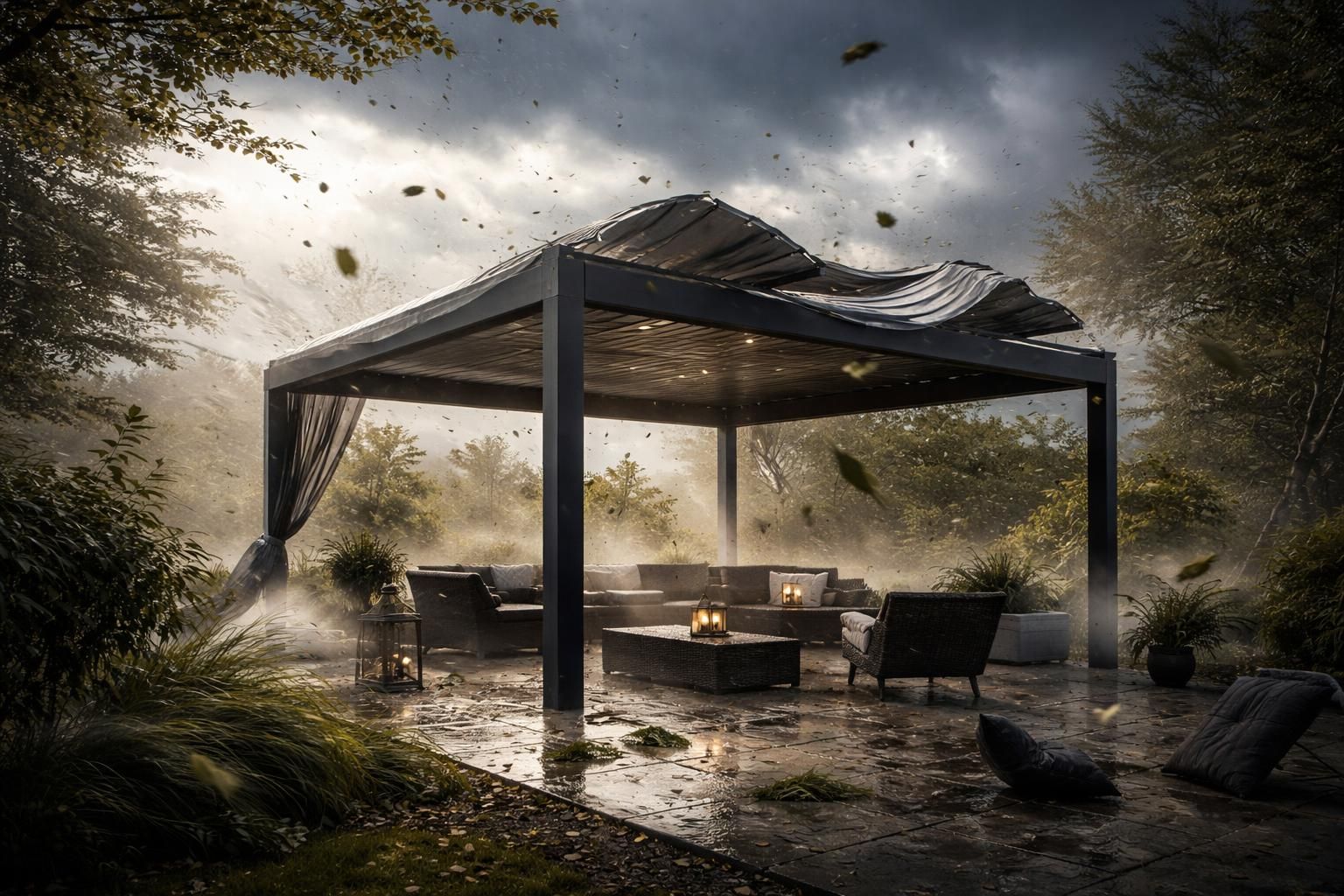 découvrez les véritables impacts du vent sur les pergolas, au-delà des résultats visibles en showroom, pour faire un choix éclairé.