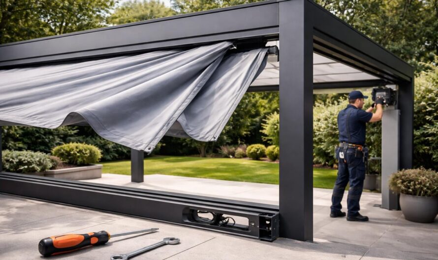 Pergola motorisée : pannes courantes et prévention