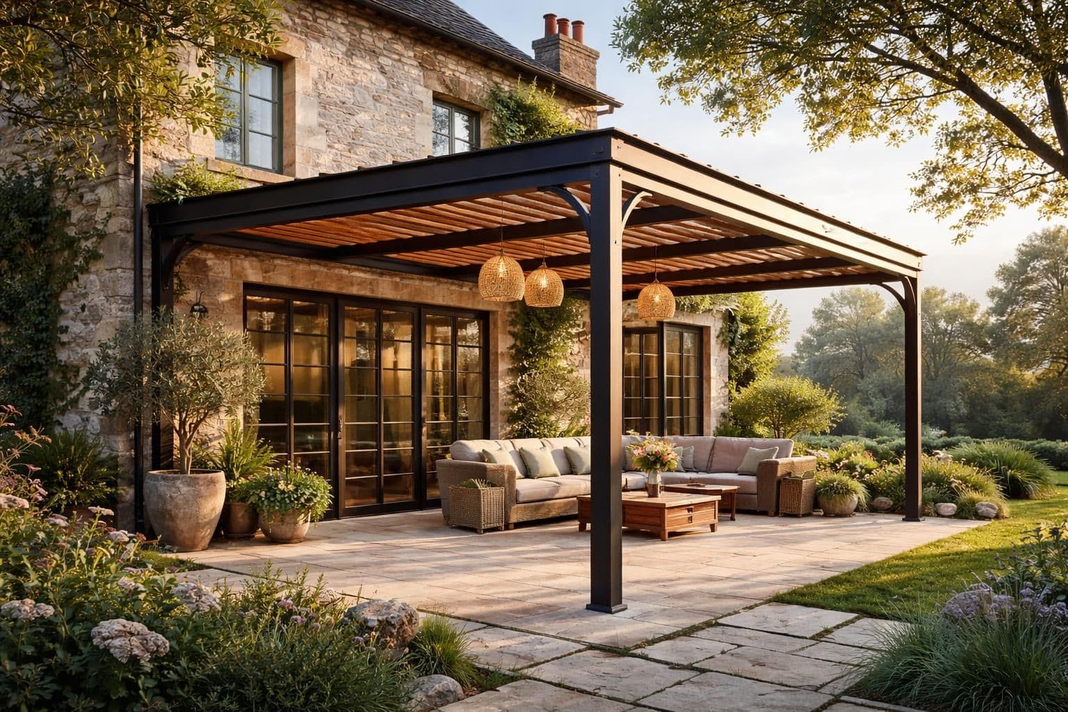 d&eacute;couvrez les contraintes sp&eacute;cifiques &agrave; anticiper lors de l'installation d'une pergola sur une maison ancienne pour pr&eacute;server son charme tout en ajoutant confort et modernit&eacute;.