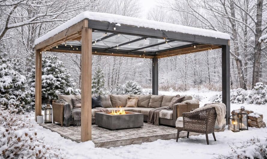 Pergola installée en hiver : avantages et limites