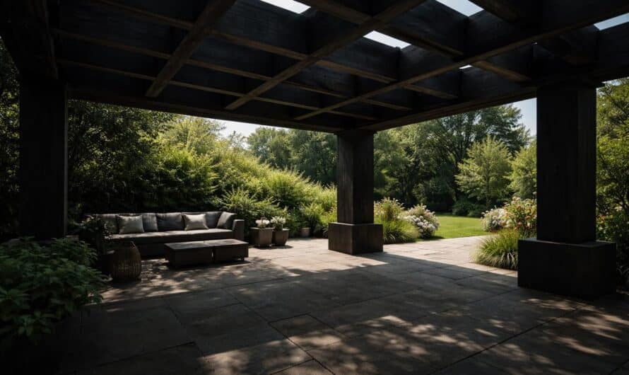 Pergola trop massive : impact visuel et perte de luminosité