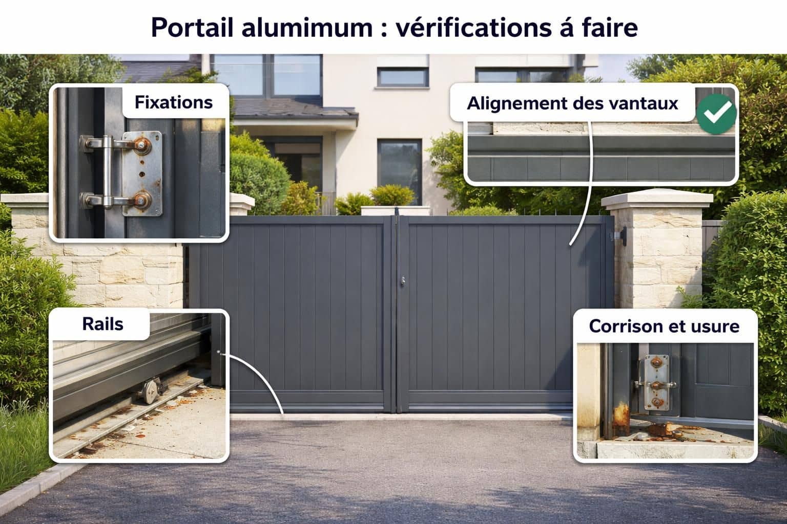 découvrez les points faibles du portail aluminium à surveiller après la pose pour assurer sa durabilité et son bon fonctionnement.