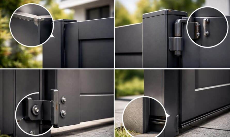Portail aluminium : points faibles à surveiller après la pose