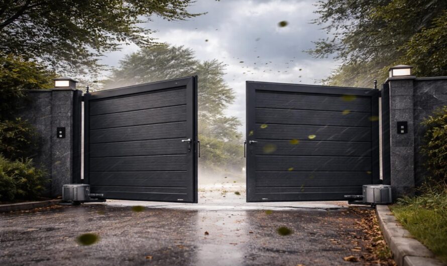 Portail et vent fort : impacts sur la motorisation