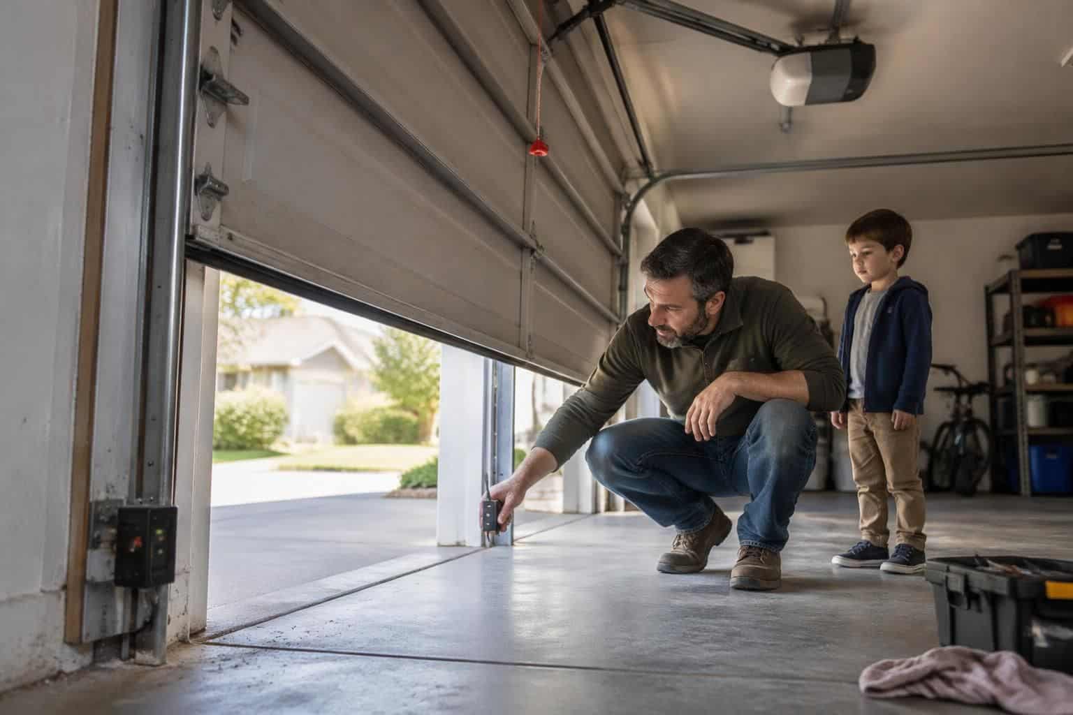 découvrez les dispositifs de sécurité souvent oubliés pour protéger les enfants autour d’une porte de garage et prévenir les accidents.